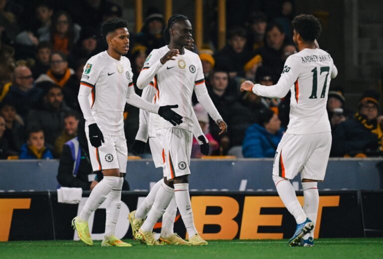 Spectacular goals and “drama” in the Wolves – Chelsea match, the “London Blues” advance to the quarterfinals of the EFL Cup